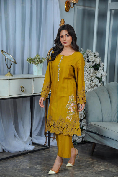 Embroidered Cambric Cotton Boring 2pc FW2122